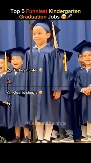 Top 5 Funniest Kindergarten Graduation Jobs (Unexpected Career Choices!) 😂🎓