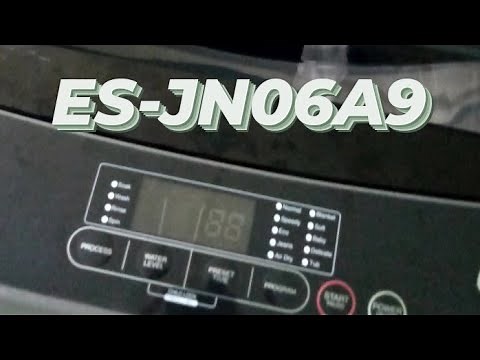 How to operate Sharp automatic washing machine l step by step l SHARP 6kg ES-JN06A9