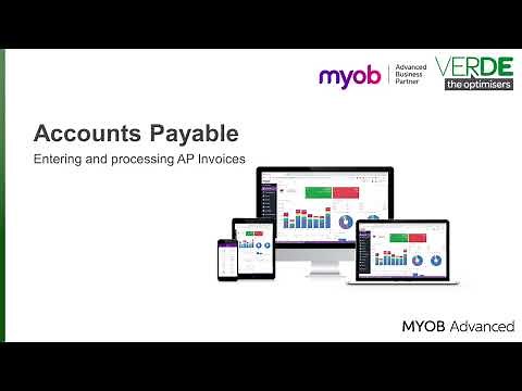 MYOB Acumatica Training - Finance - Accounts Payable - Entering and Processing AP Bills