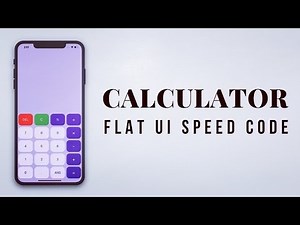 CALCULATOR UI • SPEED CODE