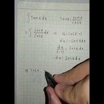 Integral de tanx #física #mathematics #matemática #trigonometry