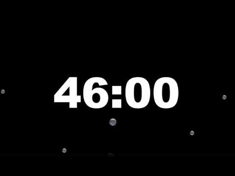 46 Minute Timer with Alarm | Full Screen Minimalist Countdown (HD) – ClockUnit