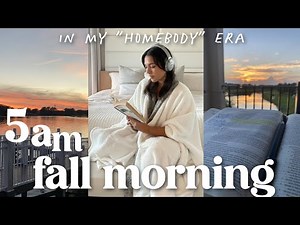 5AM MORNING ROUTINE! healthy & productive habits 🌱