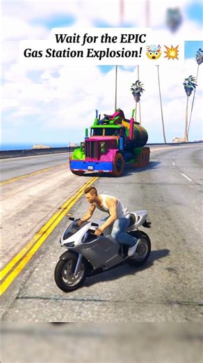 The most EVIL gas station trap in GTA 5! 🤣💥 #gta5 #gta