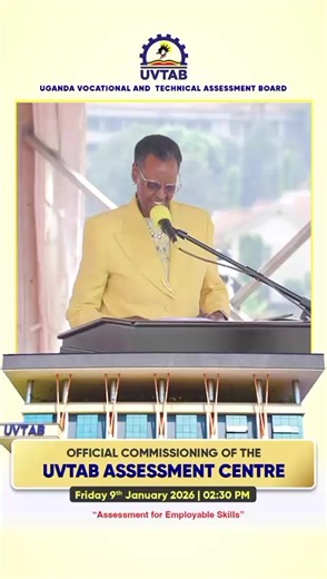 Uganda Vocational and Technical Assessment Board Launched