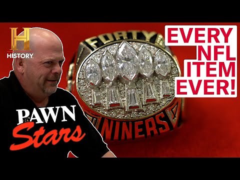 22 NFL TOUCHDOWN DEALS! RARE FOOTBALL MEMORABILIA | Pawn Stars