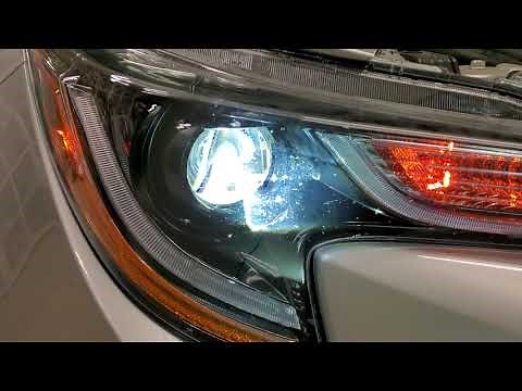 2020 2021 2022 Toyota Corolla LED Headlights - Low Beam & High Beam Light Bulbs Testing - Standard