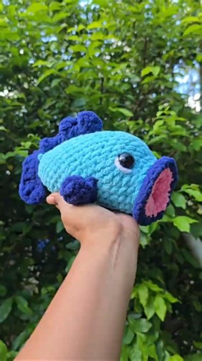 Crochet Bass by ‪@CrochetwithKyra‬ #crochet #amigurumi #crochetfish #crochetbass #amigurumifish