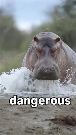 Hippo Attack Facts That Will Shock You 🦛 #usa #animals #short