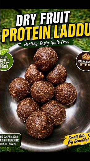 No Sugar Dry Fruit Ragi Laddu