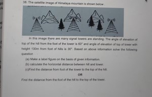 The satellite image of Himalaya mountain is shown below .In t... | Filo