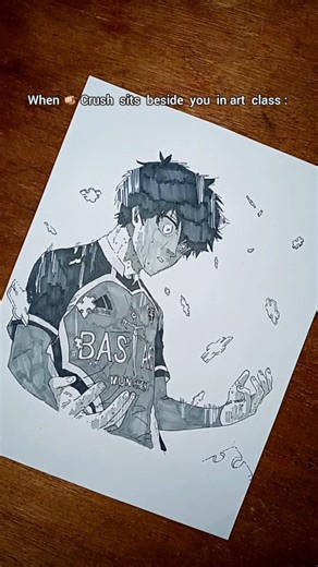 Trying to impress your Crush | #artcommunity #bluelock