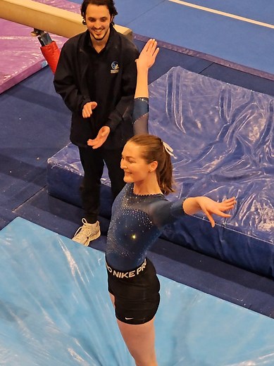 Most of you have seen the floor routine so here are the rest of them 😂 #adultgymnastics #gymnasticscompetition #gymnastics #beam #bars @Brighton Rec Centre