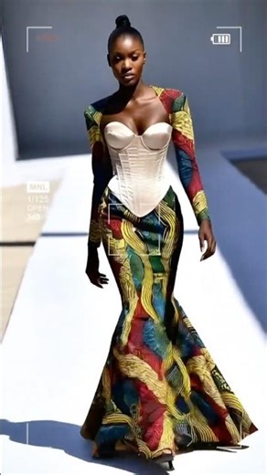 Ankara Corset Dress | Bold African Fashion #corsetdress #latestafricaprint