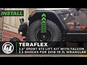 Jeep JL Wrangler Install: TeraFlex 3-1/2 inch Sport ST3 Suspension Lift Kit