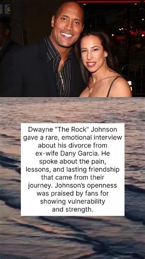 Dwayne “The Rock” Johnson Talks About Divorce From Ex-Wife Dany Garcia #celebritynews #walemania