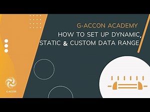 How to set up Dynamic, Static, and Custom date range