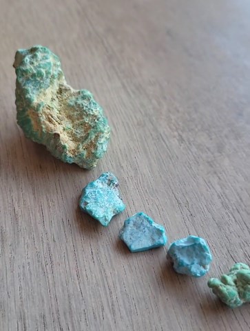 Carico Lake Turquoise Rough, Raw Turquoise for Lapidaries to Cut, Cabochon Making, #2633 - Etsy
