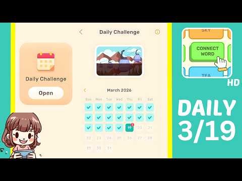 Connect Word Daily Challenge March 19 Answers Walkthrough