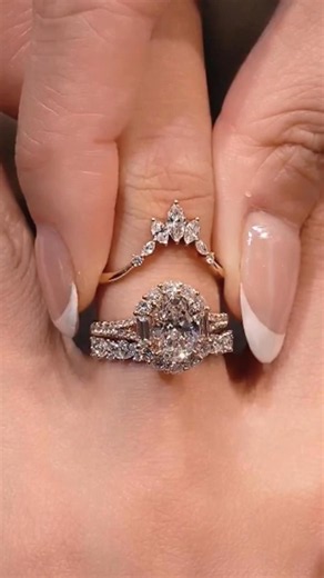 Which Wedding Ring Set Would You Say YES To? 💎💍 #weddingring #engagementring #loverings #ringstack