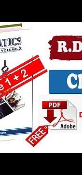 Class 12 RD Sharma Maths Volume 1 + Volume 2 Pdf download || class 12 Rd sharma book pdf download