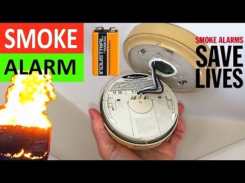 How to replace battery in Mains Powered Smoke Alarm if it's beeping