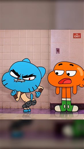 O GUMBALL QUER LEVAR UM TAPA NO BUMBUM! #gumball #animação