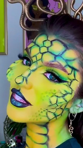 Mesmerizing Snake Makeup Transformation Tutorial 🐍