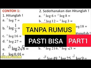 How to quickly learn logarithms Part 1