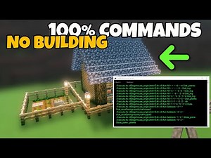 I built a starter house using only commands!