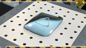 How Vacuum Forming Creates a Silver Play Button Replica