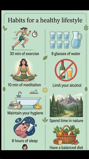 7 Simple Habits For A Healthy Lifestyle You Must Follow Daily #healthtips