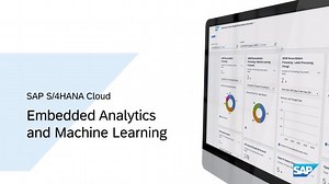 Embedded analytics and machine learning in SAP S/4HANA Cloud