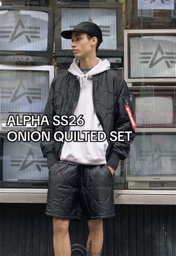 Alpha Industries L-2B Quilted Jacket and Short Set