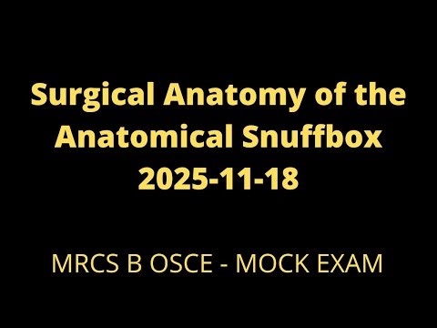 Surgical Anatomy of the Anatomical Snuffbox