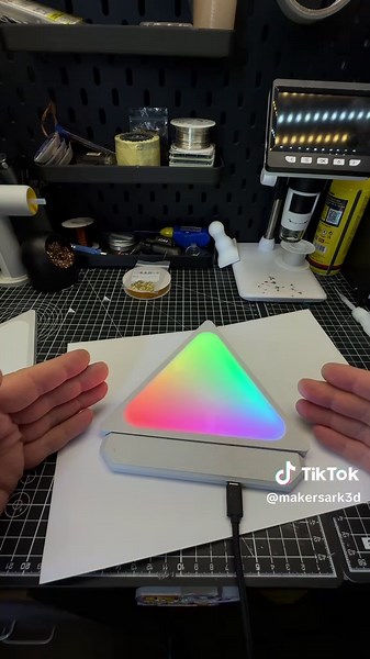 DIY 3D Printed RGB Light Panel Update