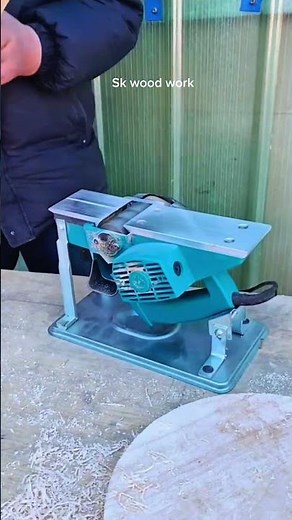 DIY Woodworking with a Portable Planer🛠️ #woodworking #tools