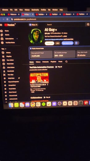 AI Guy | AI Tools & Tutorials on Instagram: "I dropped a free yt automation course lol Comment "automation" and I'll send you the link Make sure to Like, Save and Share this Post So You don’t Lose it🤝 Subscribe🥹 @ai_guy_yt #contentcreator #contentmarketing #marketing #faceless #facelessautomation #makemoneyonline #ai #aicopywriting #aitools #youtubeautomation #facelessyoutube #you"