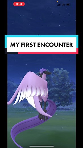 Encountering a Galarian Bird for the First Time in Pokémon GO