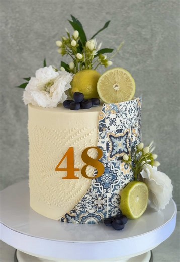 ලස්සනයිද ??? 🍋🩵 #fyp #cakedecorating #fypシ゚ #trending #colombo