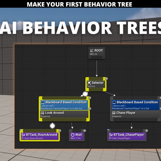 How to Make a Simple Behavior Tree in Unreal Engine 5 - Advanced AI | Community tutorial