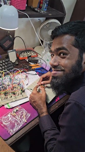 7 segment display এর কাজ চলছে 🫠🫠Digital Electronic Lab Project