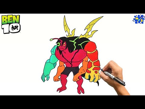 Ben 10 Drawing || How to Draw Mutate Kevin 11 From Ben 10 Classic