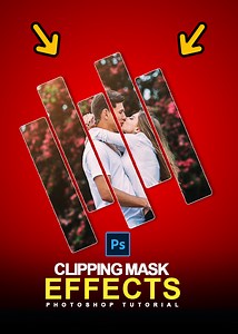 Photoshop Clipping Mask Effect Photoshop Shorts Tutorial #Clippingmask #clippingmaskeffect #photoshopshorts #photoshop | Graphics Solution Tricks