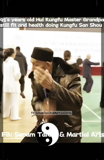 The remarkable fitness and health of a 95 years old Hui Chinese Kungfu Master (often associated with styles like Xinyi Liuhe Quan or Cha Quan, which are popular among the Hui community) can be attributed to a combination of lifelong training, specific internal energy cultivation, dietary habits, and consistent practice. #huichinesekungfumaster #xinyiliuhequan #chaquan | Senam Tai Chi & Martial Arts