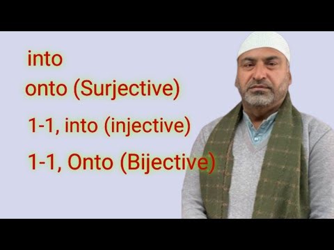 Into, Onto, Injective, Surjective and Bijective Functions | Types of Functions | 