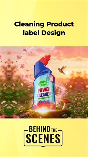 Piyush Rawal | Freelance Graphic Designer on Instagram: "Cleaning Product Packaging Design in Coreldraw. . Packaging design, label design, branding design, logo design, poster design, and all types of graphic design services available. . . . #labeldesign #packagingdesign #branding #digitalprinting #art"