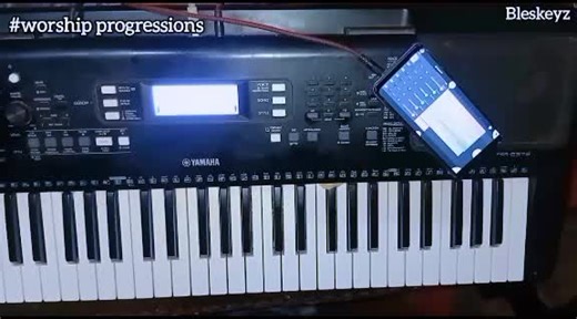 2.4.1.5 Progression in the key of F sharp/G flat for beginners #gospelmusic #praiseandworship @bleskeyz@KING FLEX 🤴 👑