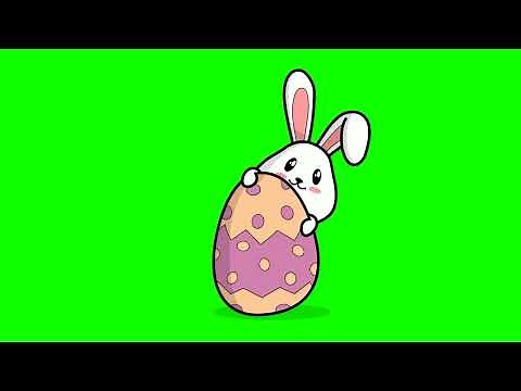 Easter Bunny Green screen