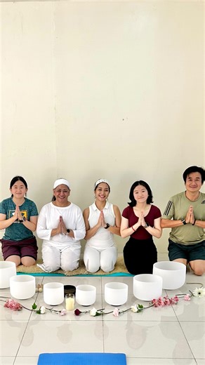 Yoga With Alona Tera on Instagram: "This workshop focused on practical applications of Kundalini yoga and meditation to manage stress. Participants learned breathing exercises (pranayama), specific postures (asanas/kriya), and chanting (mantras) designed to calm the nervous system and enhance mental clarity. The sound healing component, often utilizing gongs and singing bowls, further facilitated deep relaxation and stress reduction by promoting alpha and theta brainwave states. The emphasis on 